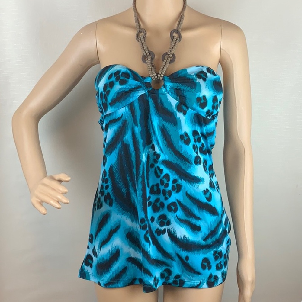 Vixen Beaded Halter Stretch Top